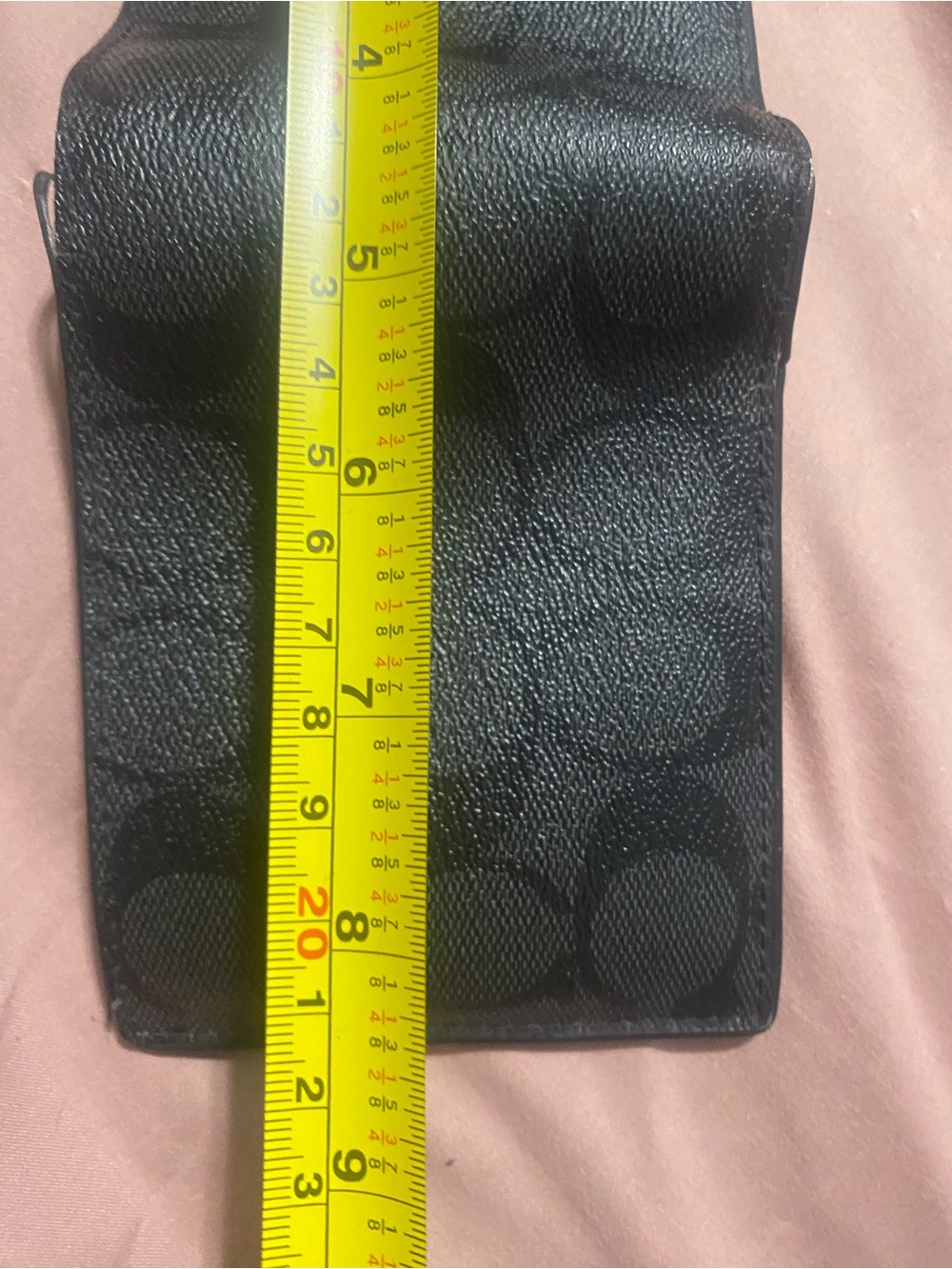 Coach Men's Black Signature Leather Wallet - Picture 4 of 11